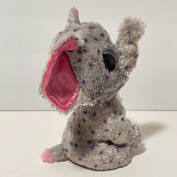 TY Beanie Boos Plush Specks Elephant Stuffed Animal Glittery Eyes Toy with Tag - Picture 8 of 13